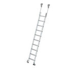 Échelle pour rayonnages à marches mobile - 10 marches