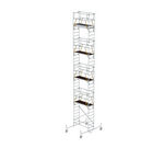 Echafaudage roulant SG avec traverses mobiles, plate-forme 1,80x0,75 m - Hauteur de plate-forme 9,70 m