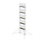 Echafaudage roulant SG avec stabilisateurs, plate-forme 2,45x0,75 m - Hauteur de plate-forme 10,35 m