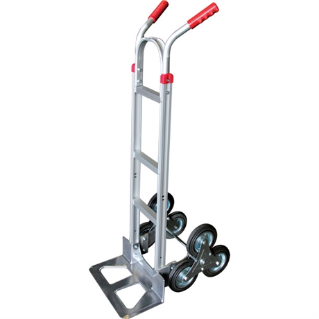 Diable aluminium trois roues monte-escaliers - 150 Kg - Stockman ST150-3w